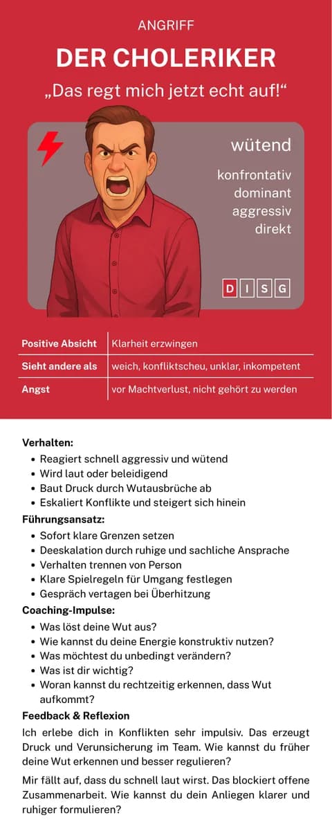 Karte: Der Choleriker