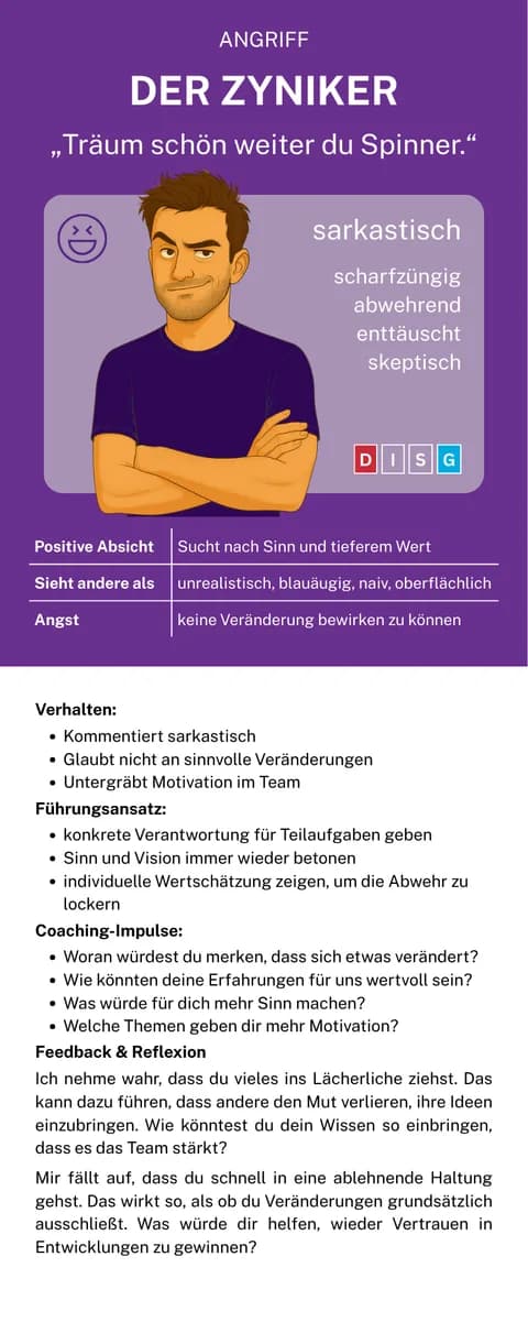 Karte: Der Zyniker